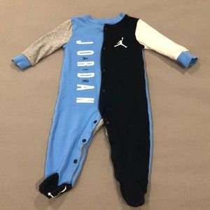 Jordan blue 3-6 month onesie